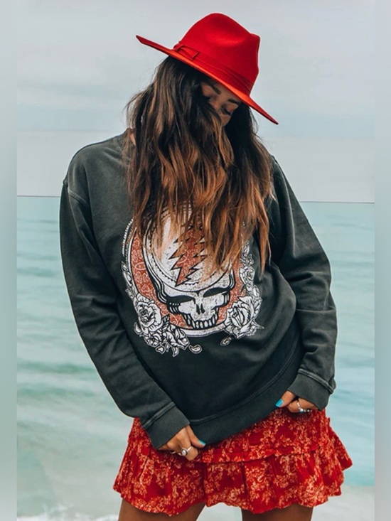Life Clothing Co. Sweaters - Life Clothing Co GRATEFUL DEAD Sweatshirt Top ELECTRIC Pullover S Steal